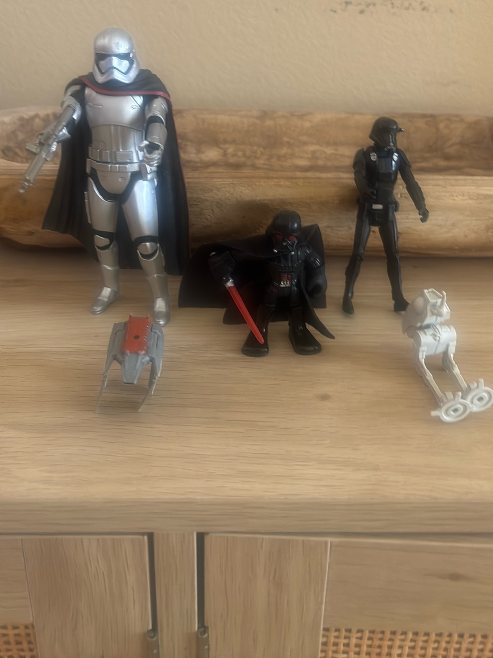 Star Wars Silver, Black and Red Action Figure Set